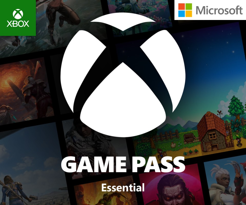 Xbox Game Pass Essential - 3 Month Membership (EEA+UK)-XBOX One Xbox Series X / S