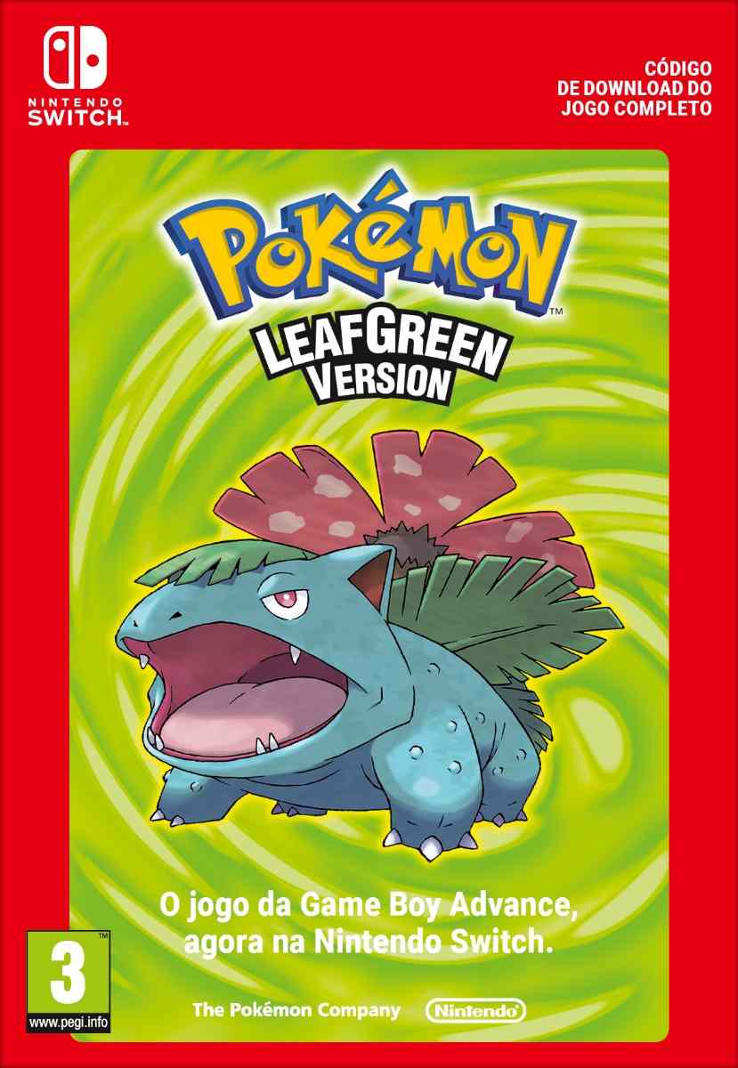 Pokémon LeafGreen Version Switch Download (Portuguese)