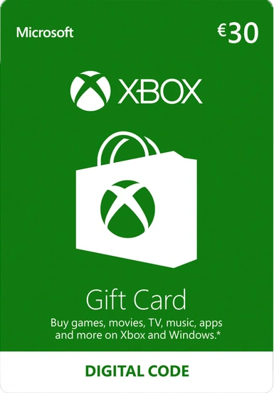 Xbox Gift Card €30 Xbox Series X | S - Xbox One Europe