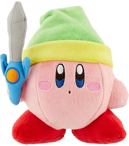 Nintendo Kirby mit Schwert Plüsch 12cm
