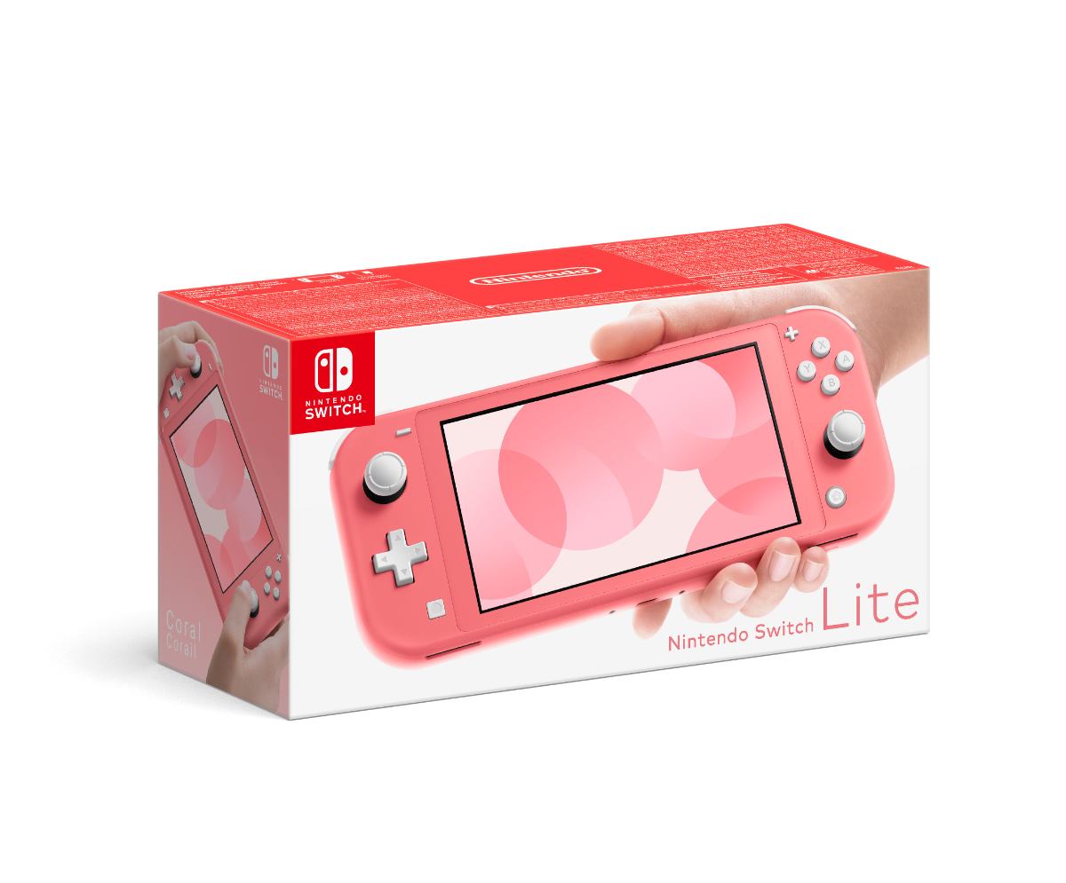 Switch Lite Konsole Koralle inkl. Ladekabel