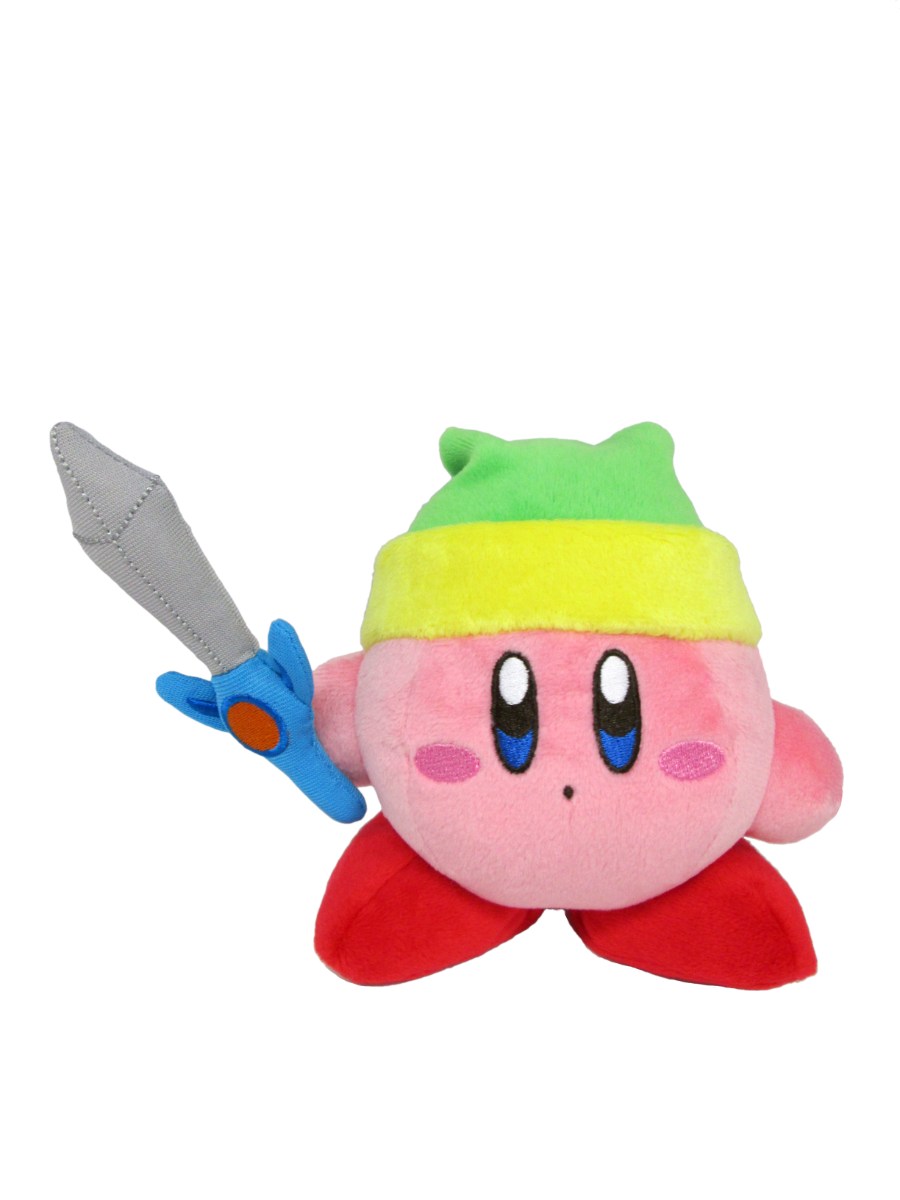 Nintendo Kirby mit Schwert Plüsch 12cm