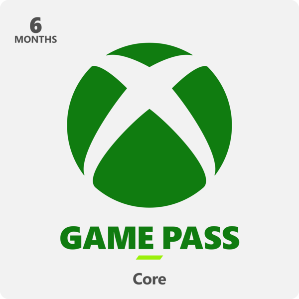 Xbox Game Pass Core 6 Month Membership