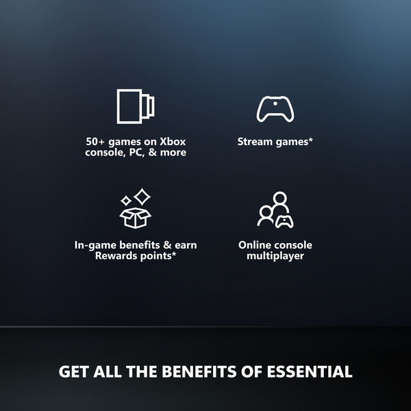 Xbox Game Pass Essential - 12 Month Membership (EEA+UK)-Xbox Series X / S