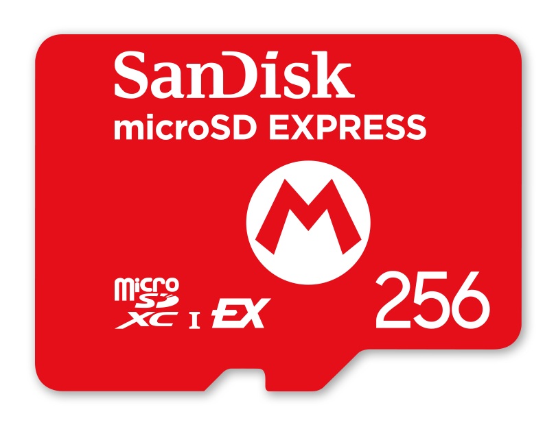 SanDisk microSD EXPRESS Card 256 GB im Mario Design