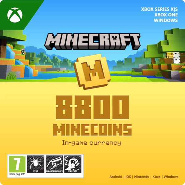 Minecraft Minecoins: 8800 Coins -