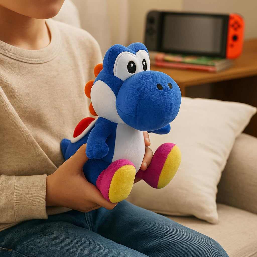 Nintendo Yoshi Plüsch blau 21cm