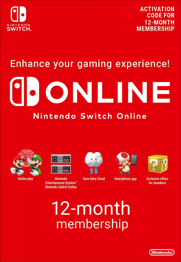 Nintendo Switch Online 12 Month 365 Day Membership Download ( UK - EU )