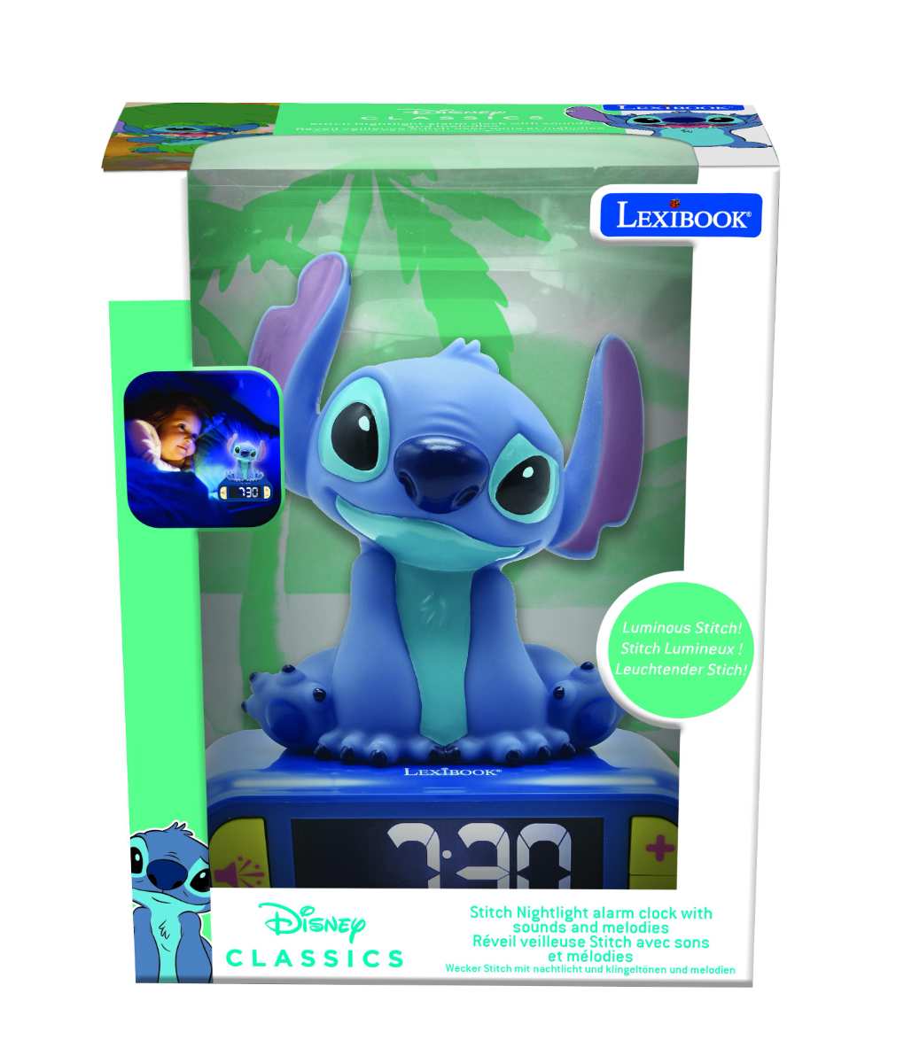 Disney Stitch Digital Alarm Clock