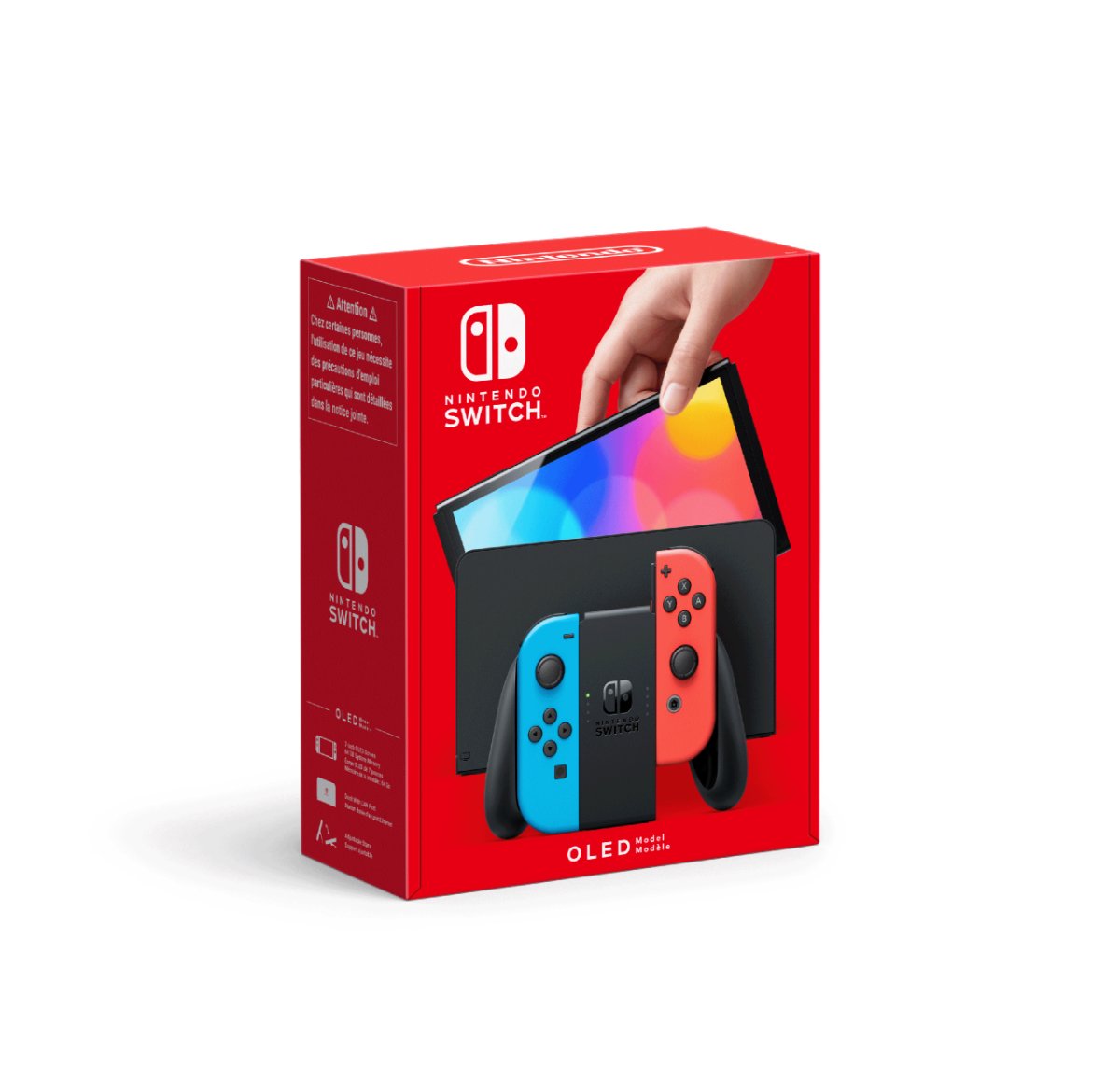 Switch Konsole Rot-Blau (OLED Modell) Neon-Rot/Neon-Blau