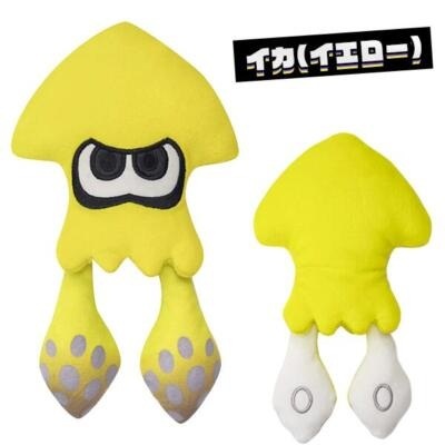 Splatoon Squid Plüsch neon gelb 22cm