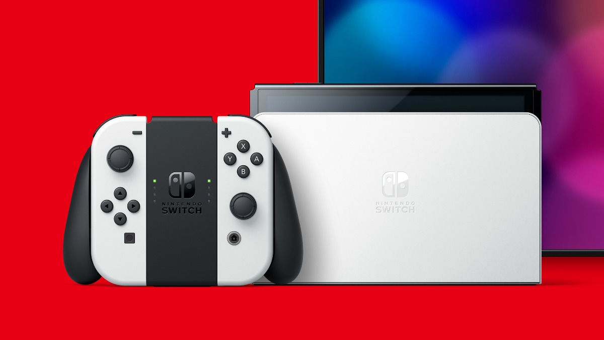 Switch Konsole Weiss (OLED Modell)