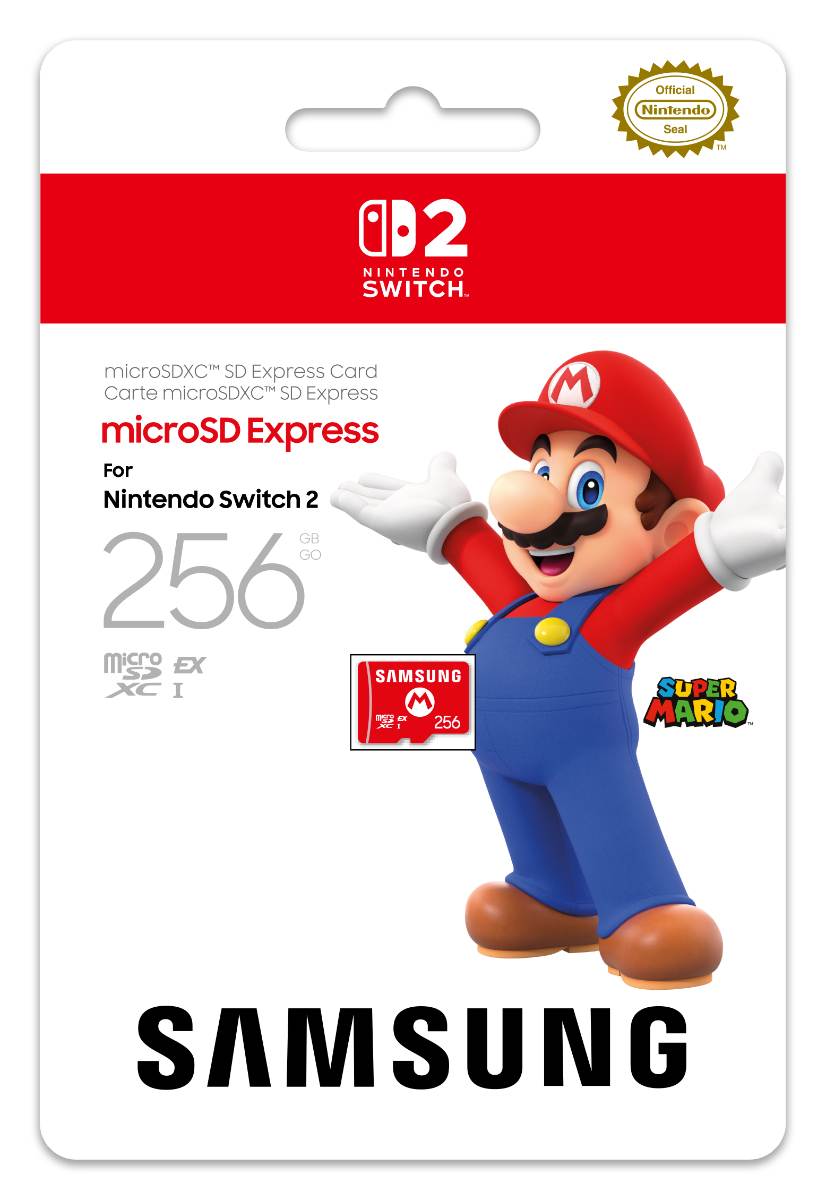 Samsung microSD EXPRESS Card 256 GB im Mario Design