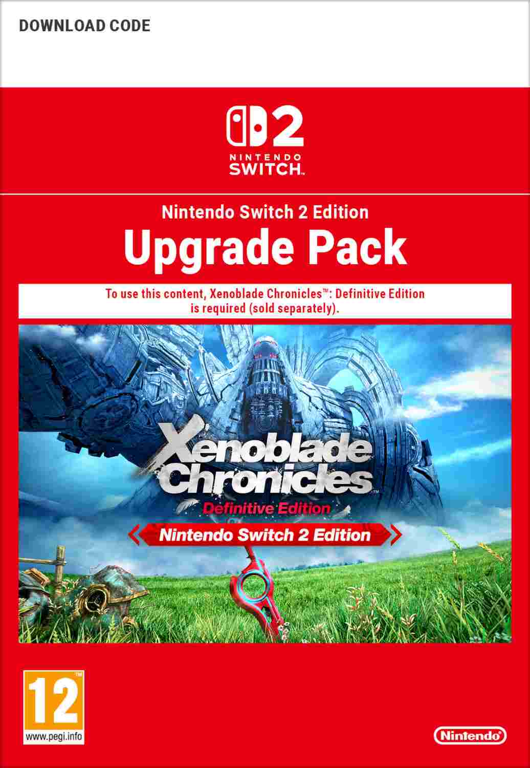 Xenoblade Chronicles: Definitive Edition – NS2 Edition Upgrade Pack