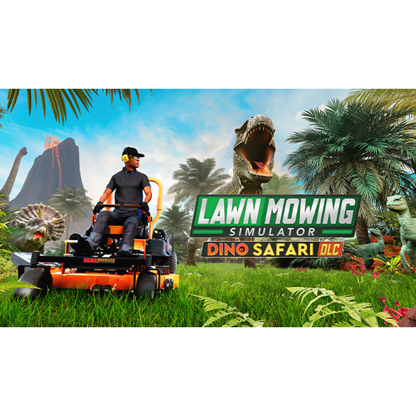 Lawn Mowing Simulator - Dino Safari