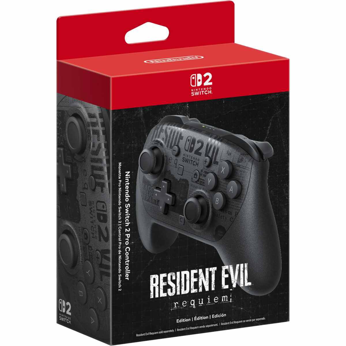 Pro Controller Resident Evil Requiem Edition - Switch 2
