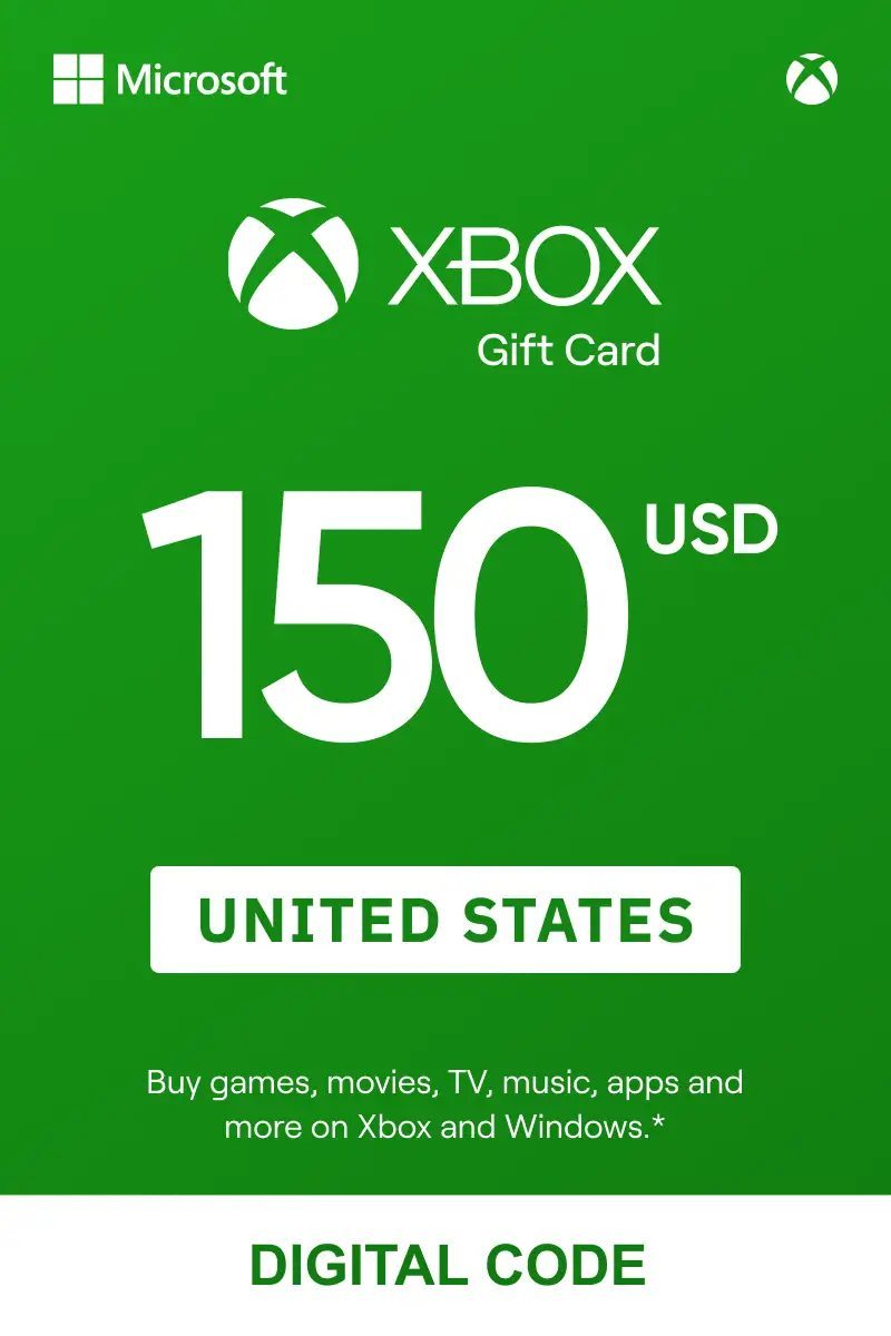 Xbox Gift Card $150 - Xbox Series X | S - Xbox One