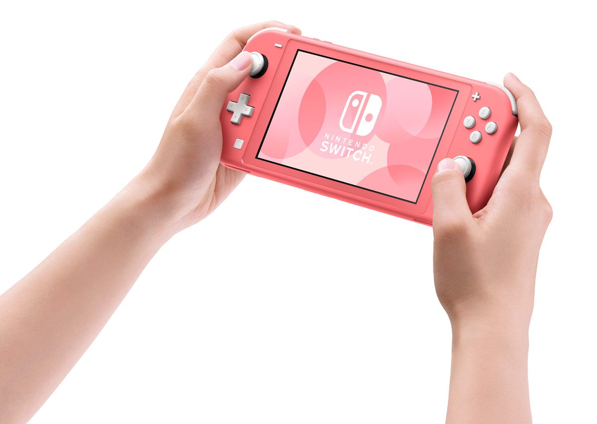 Switch Lite Konsole Koralle inkl. Ladekabel