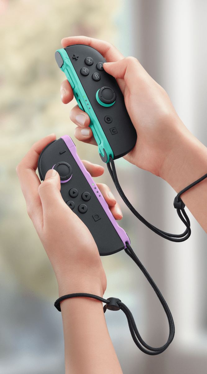 Joy-Con 2 2er-Set violett/grün, hellviolett/hellgrün