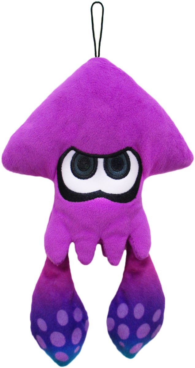 Splatoon Squid Plüsch neon lila 22cm
