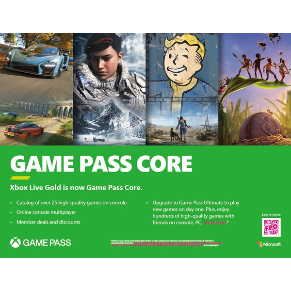 Xbox Game Pass Core 6 Month Membership