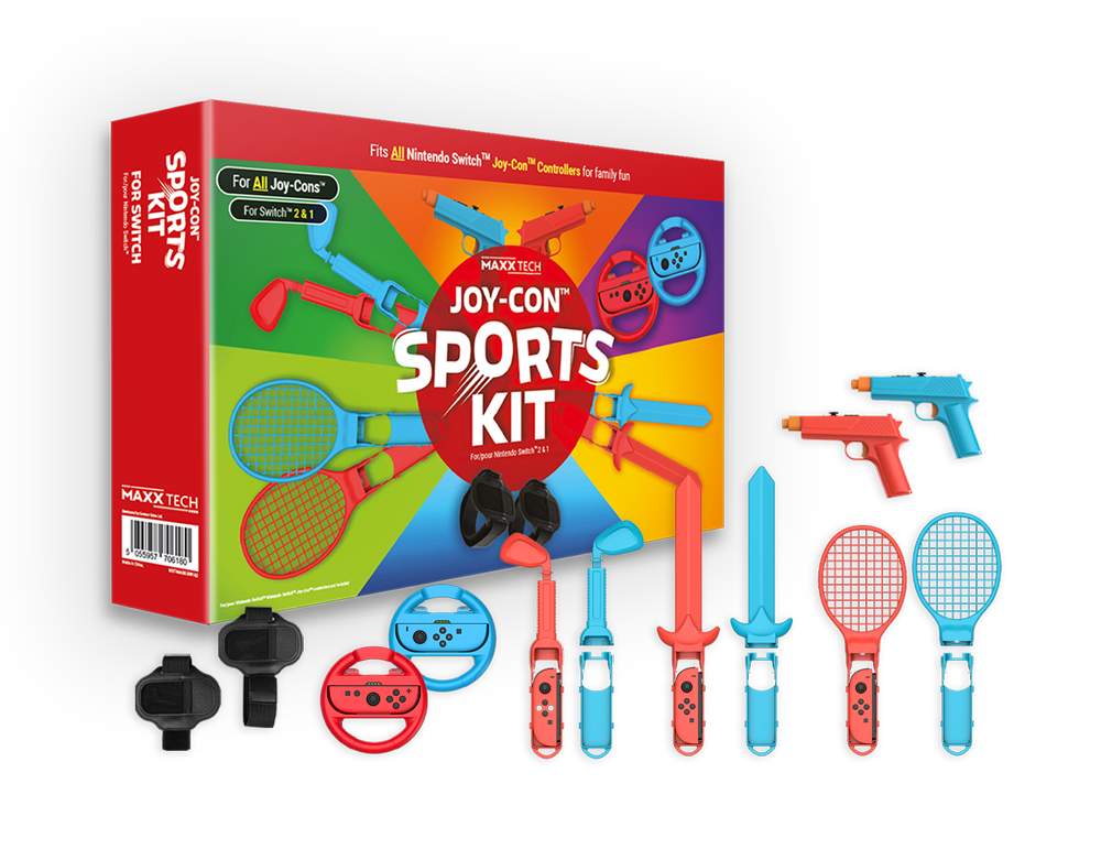 Maxx Tech Joy-Con Sports Kit - Switch
