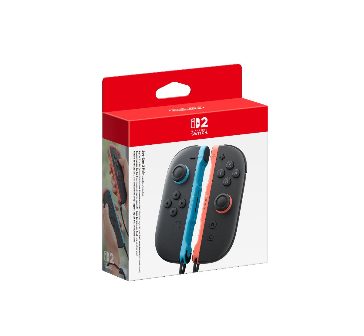 Joy-Con 2 2er-Set blau/rot, hellblau/hellrot - Switch 2