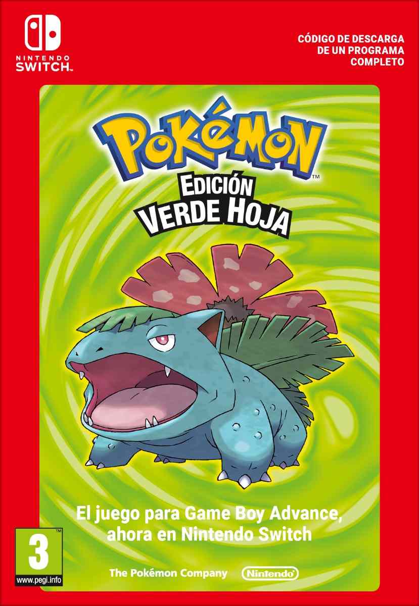 Pokémon LeafGreen Version Switch Download (Spanish)