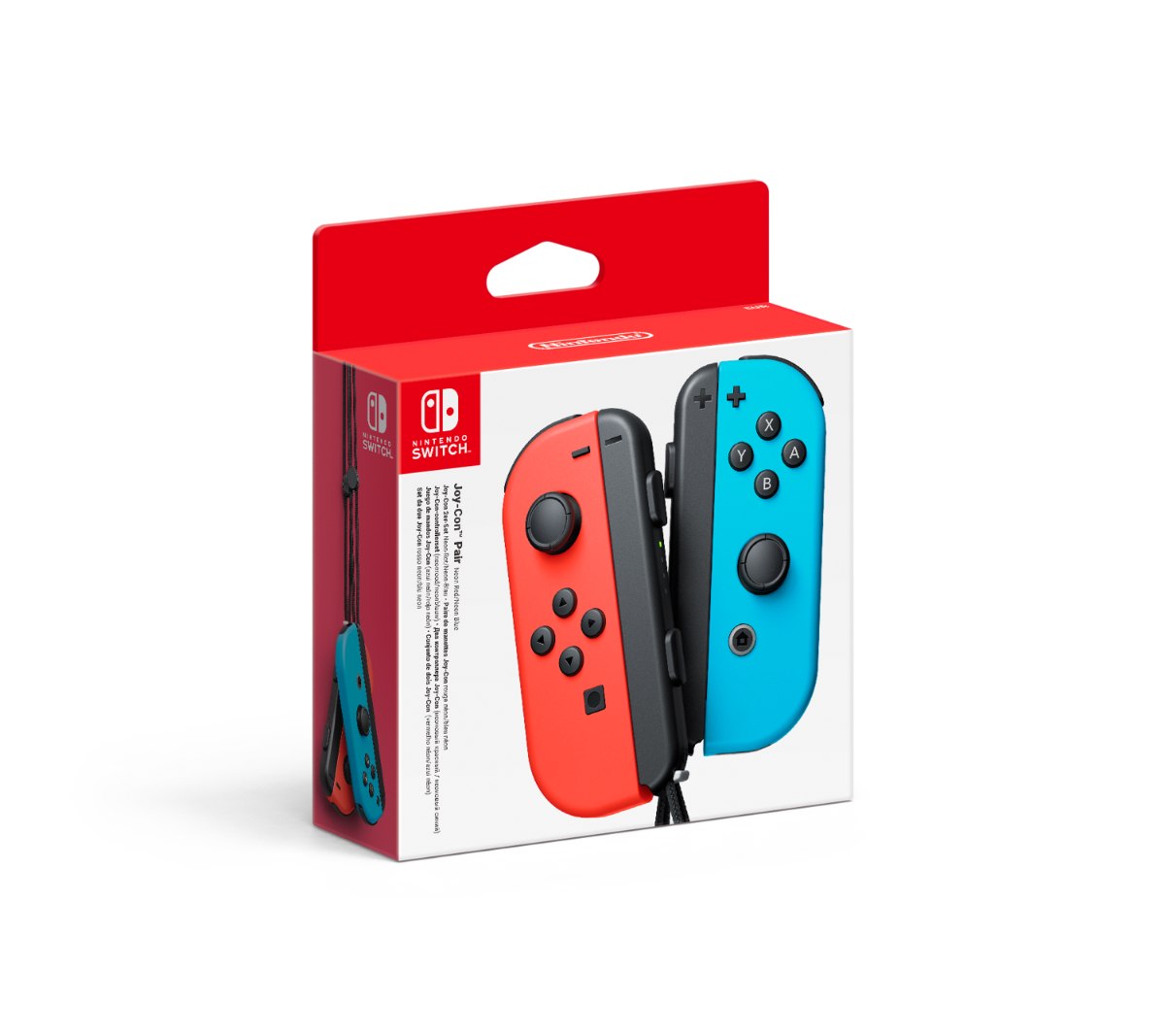 Joy-Con 2er-Set Neon-Rot/Neon-Blau - Switch