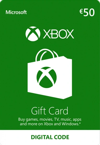Xbox Gift Card €50 Xbox Series X | S - Xbox One Europe