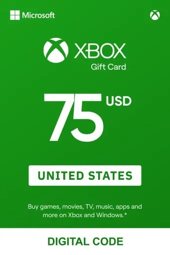 Xbox Gift Card $75 - Xbox Series X | S - Xbox One