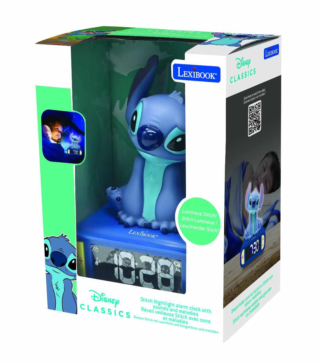 Disney Stitch Digital Alarm Clock