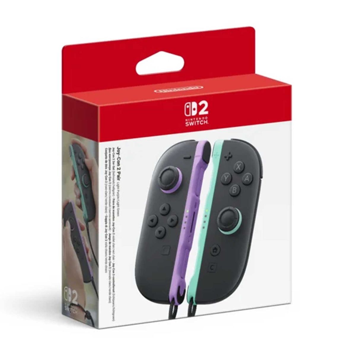 Joy-Con 2 2er-Set violett/grün, hellviolett/hellgrün