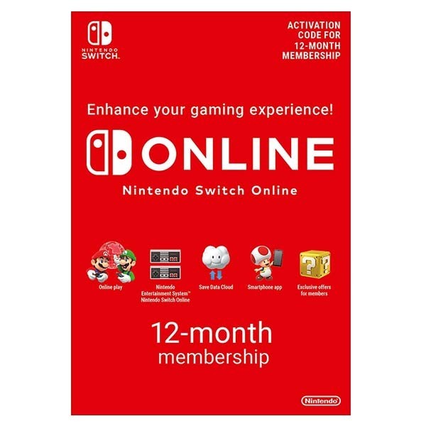 Nintendo Switch Online 12 Month 365 Day Membership Download ( UK - EU )