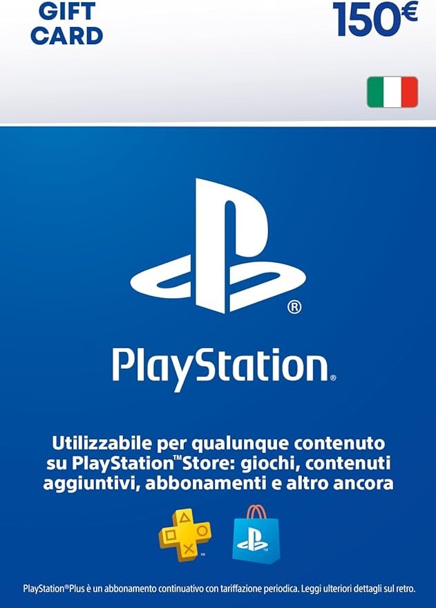 PlayStation Store Gift Card 150€ | Ricarica Portafoglio PSN 