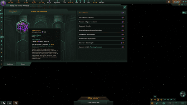 Stellaris: Ancient Relics Story Pack PC Download