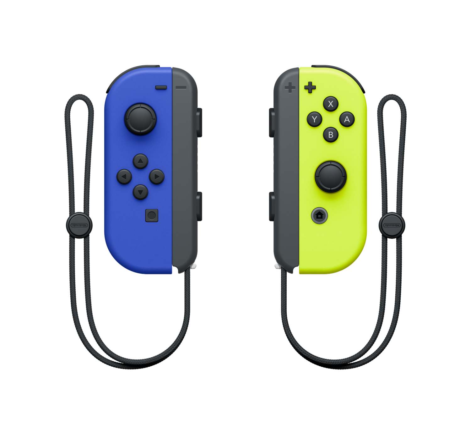 Joy-Con 2er-Set Blau - Neon-Gelb mit austauschbarer Batterie - Switch
