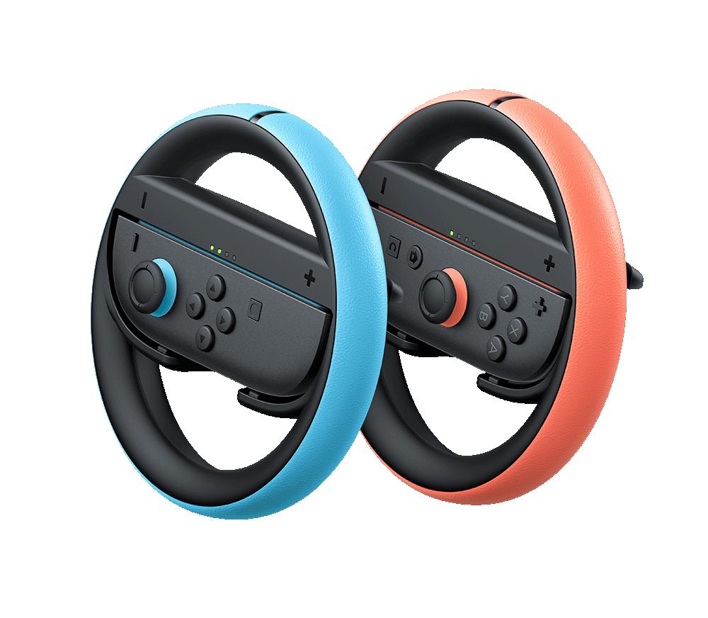 Joy-Con 2-Lenkrad-Paar hellblau/hellrot