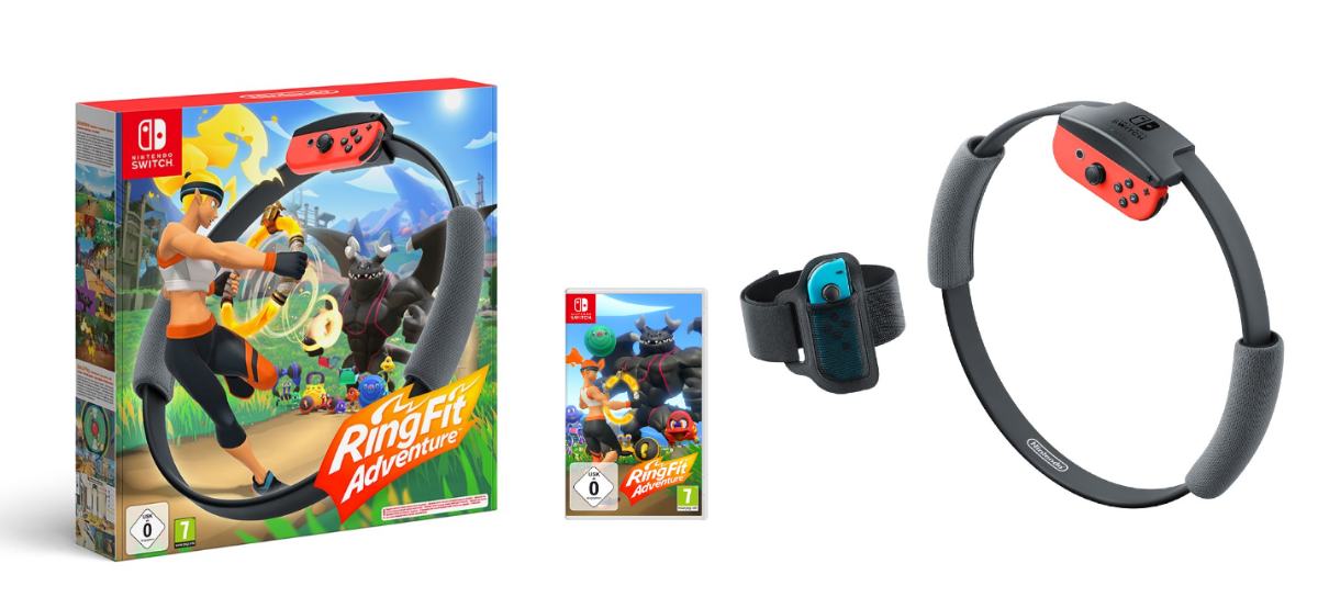 Ring Fit Adventure Software, Ring-Con + Beingurt - Switch