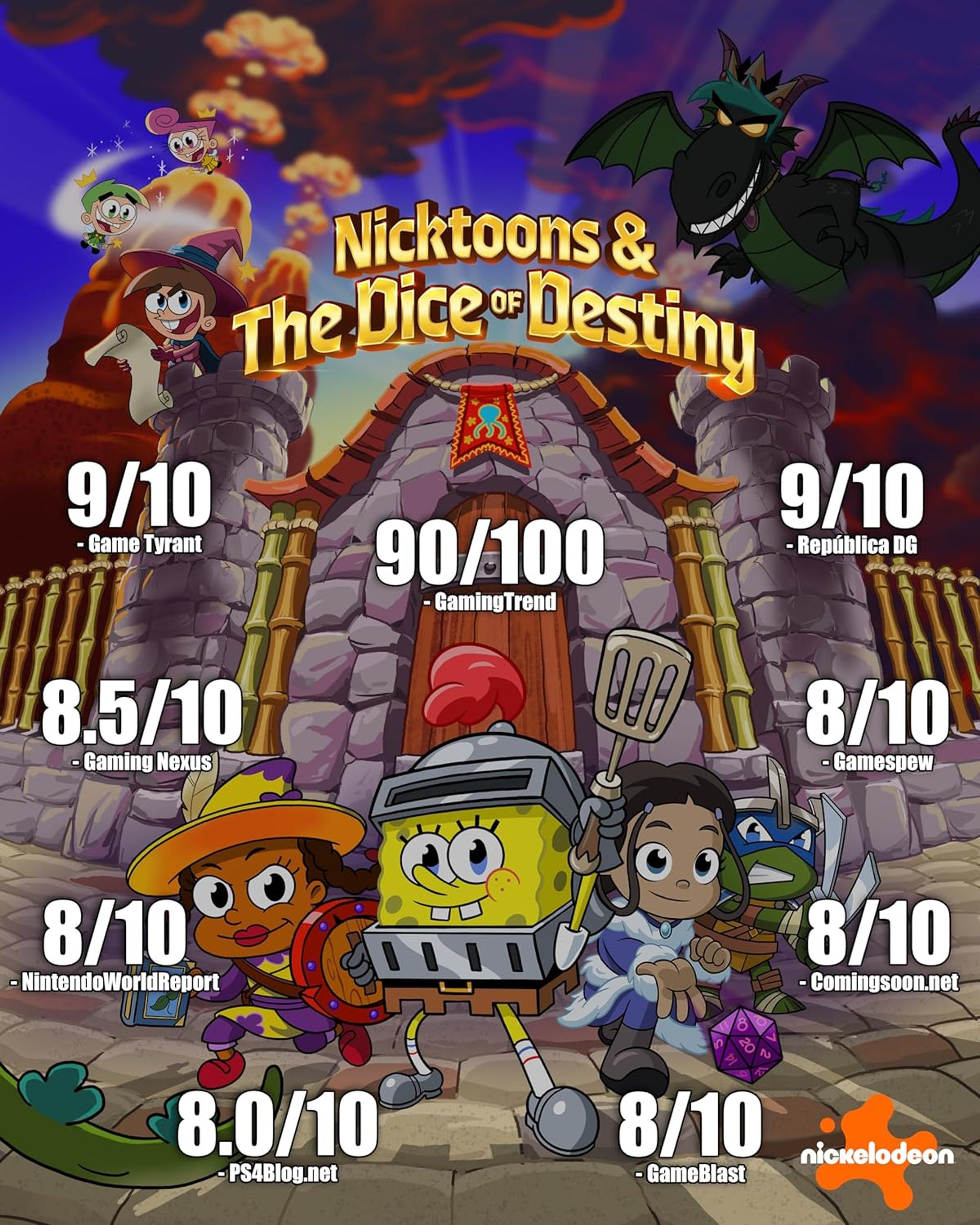 Nicktoons and the Dice of Destiny - Switch